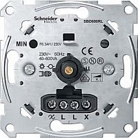 Механизм поворотного светорегулятора-переключателя коллекции Merten, 600 Вт | код. MTN5133-0000 | Schneider Electric